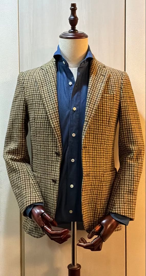 De Petrillo チェック柄 テーラードジャケット　44