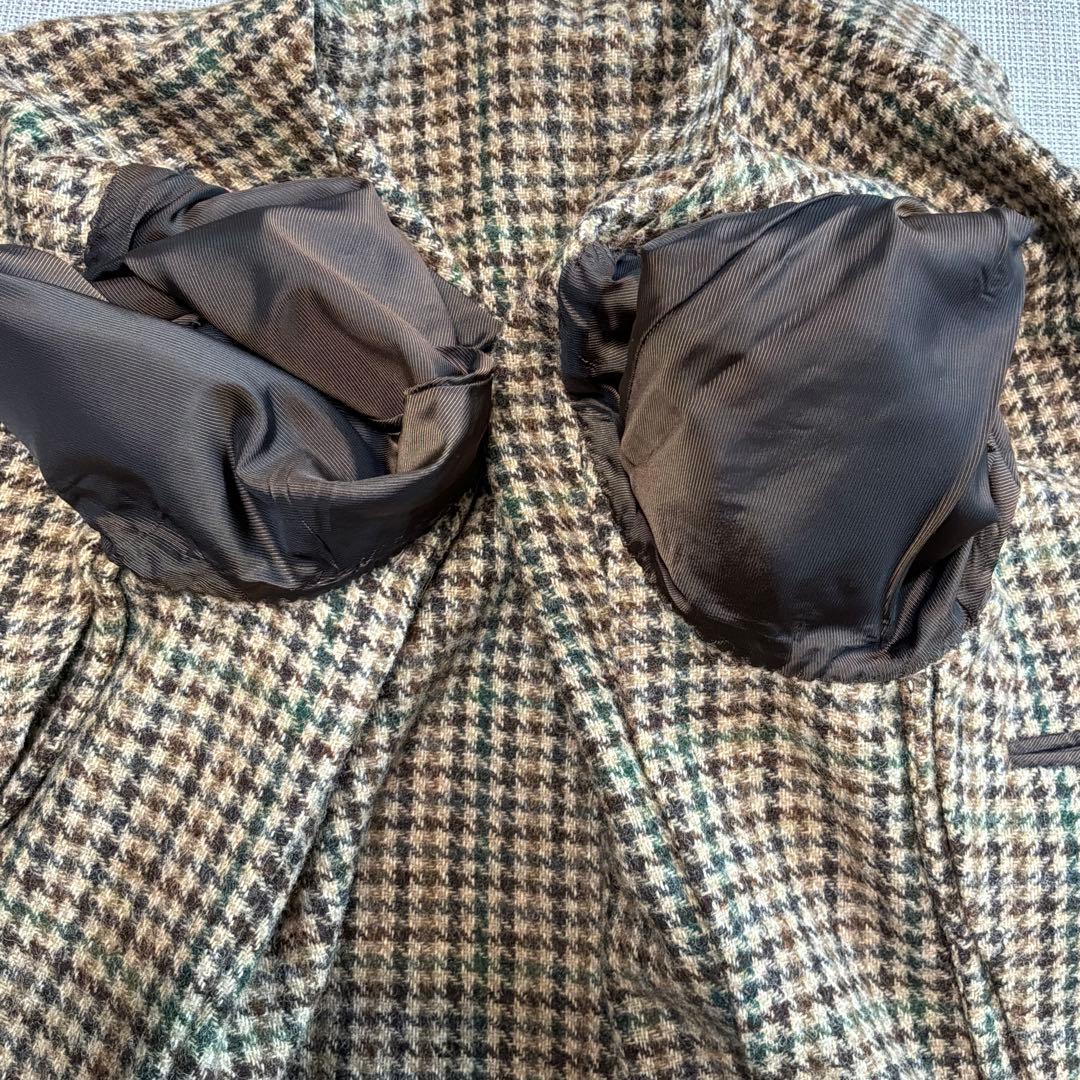 De Petrillo チェック柄 テーラードジャケット　44