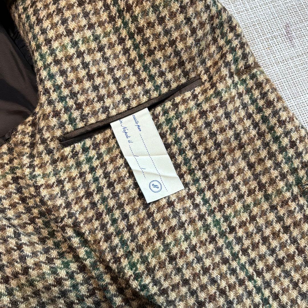 De Petrillo チェック柄 テーラードジャケット　44