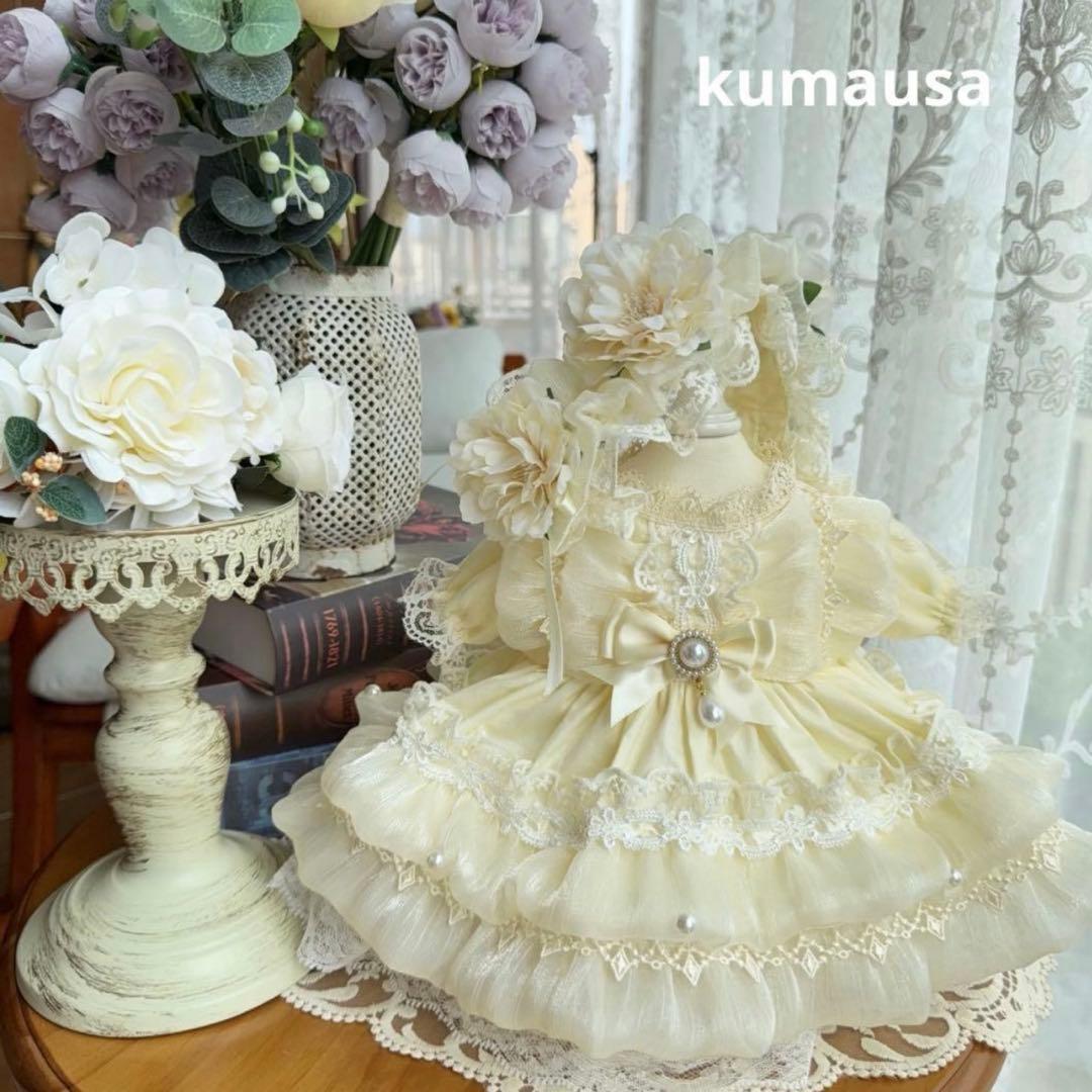 20cm人型ぬいぐるみ着せ替えワンピース　3着