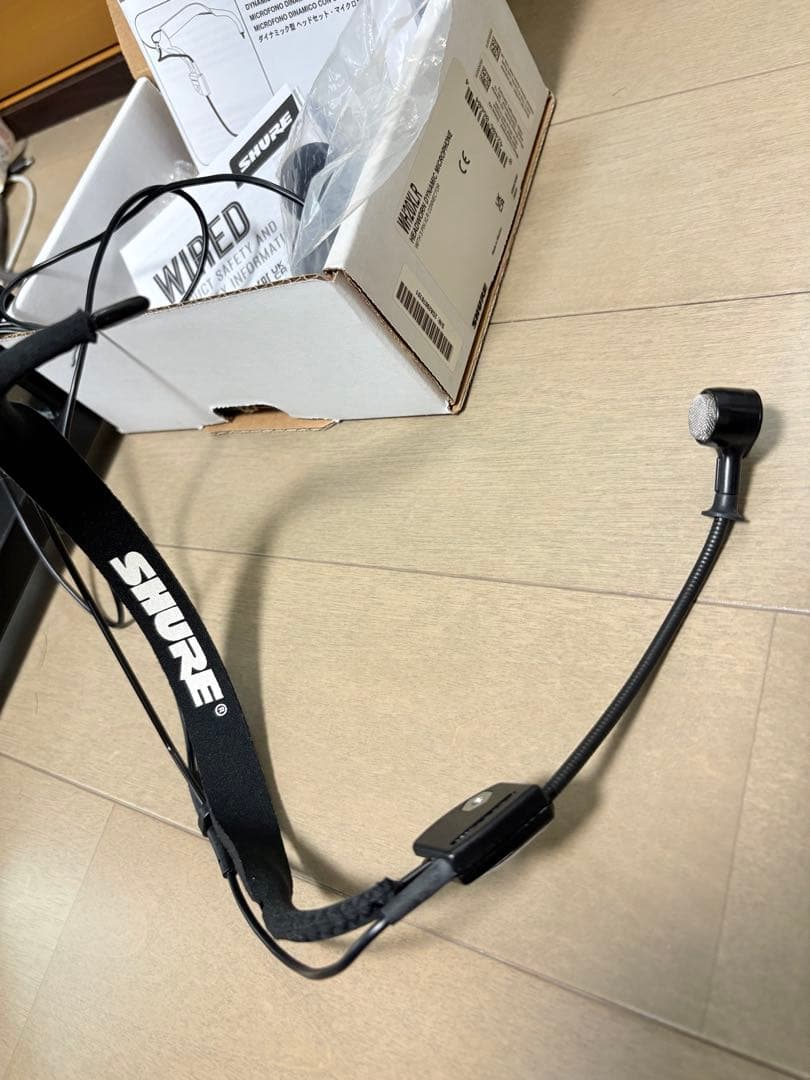 SHURE WH20XLR ダイナミックヘッドセットマイクロホン