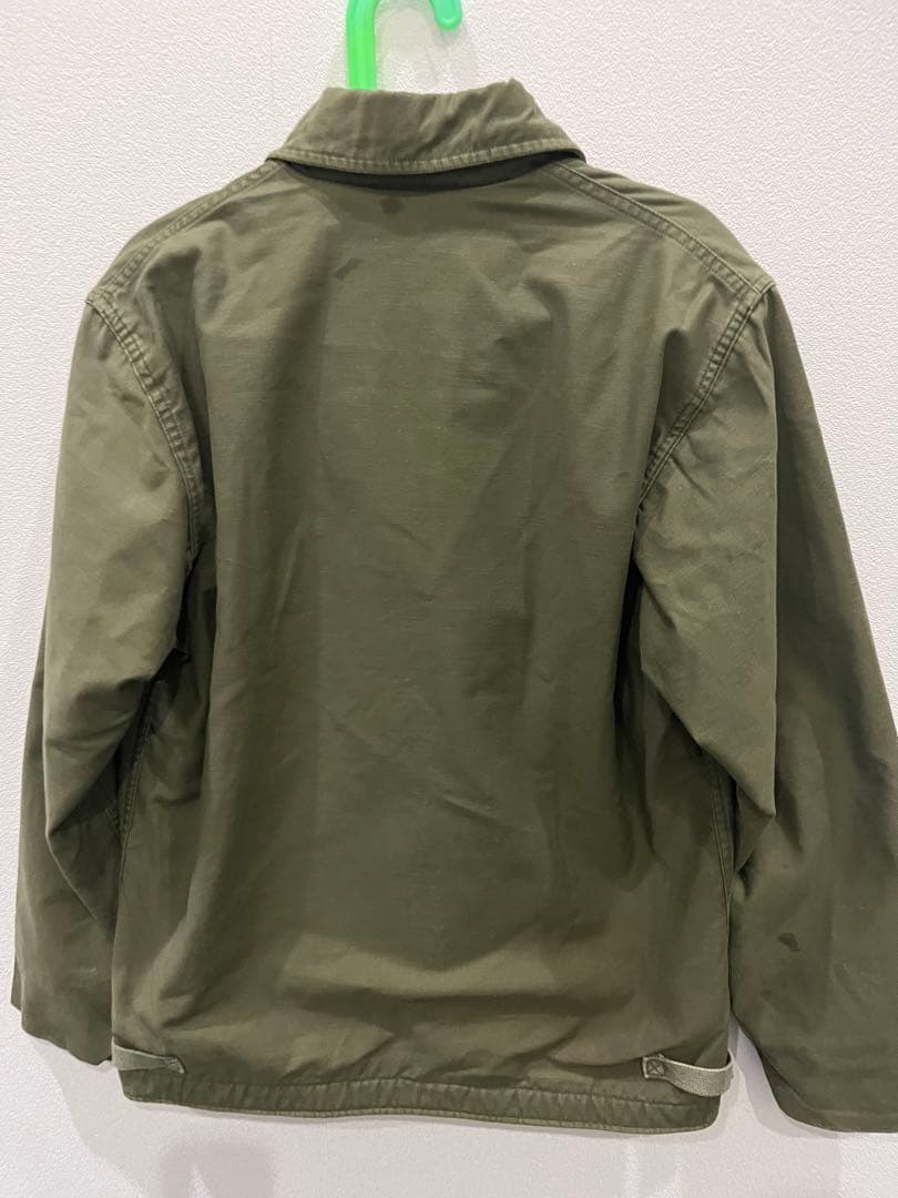 70s US.NAVY A-2デッキジャケット　サイズM 米軍実物