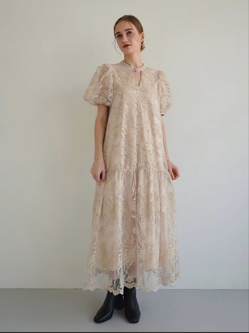 【Acka】 puffy ocasion dress