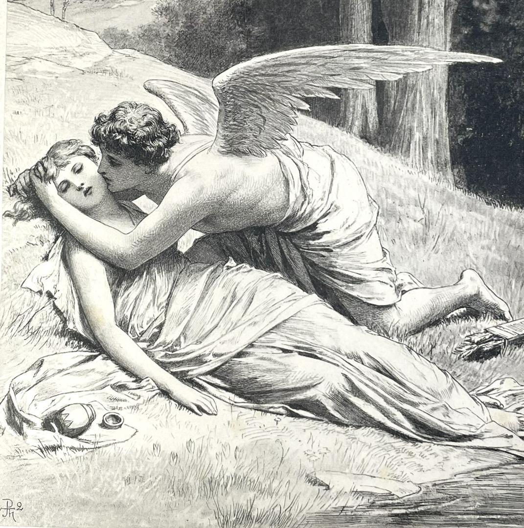 「アモルとプシュケ」ポール・トゥマン挿絵 別刷りイラスト９点に加え文中カット多数