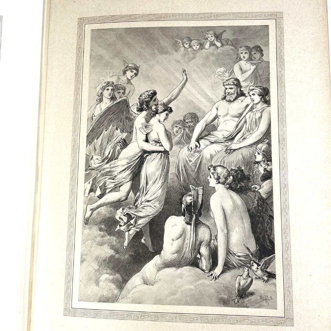 「アモルとプシュケ」ポール・トゥマン挿絵 別刷りイラスト９点に加え文中カット多数