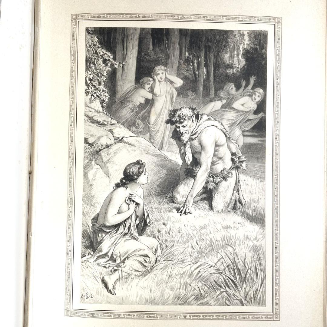 「アモルとプシュケ」ポール・トゥマン挿絵 別刷りイラスト９点に加え文中カット多数