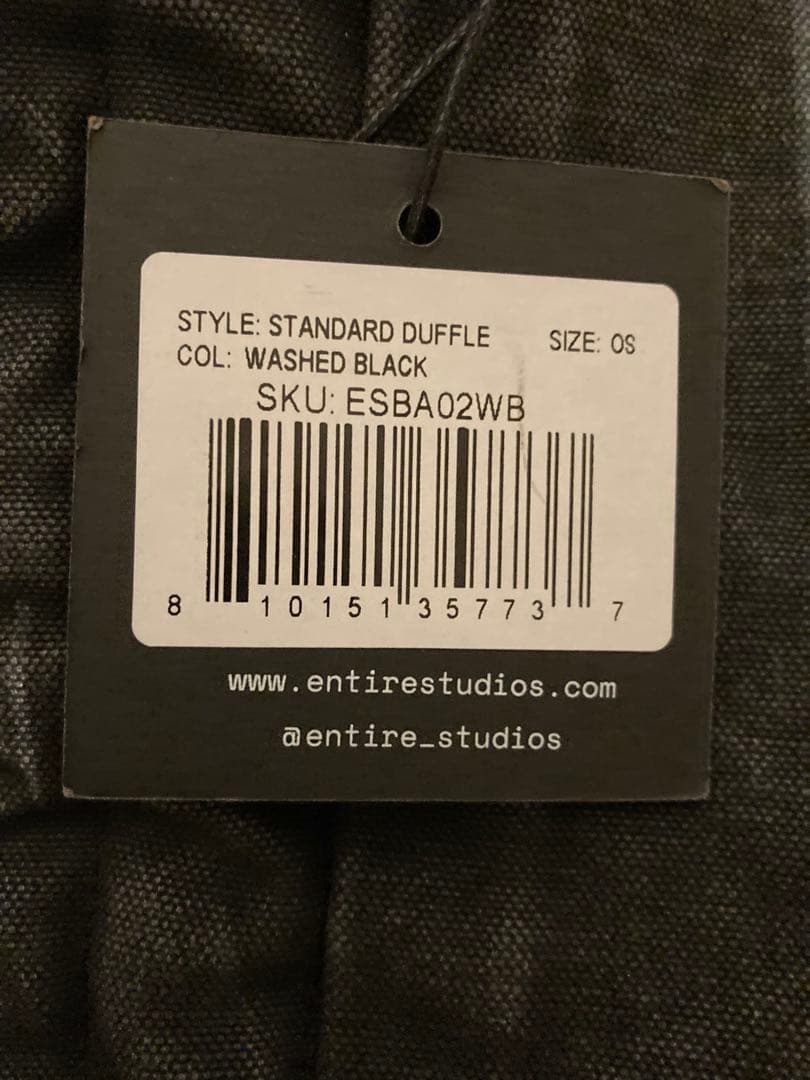 Entire Studios STANDARD DUFFLE ダッフルバッグ