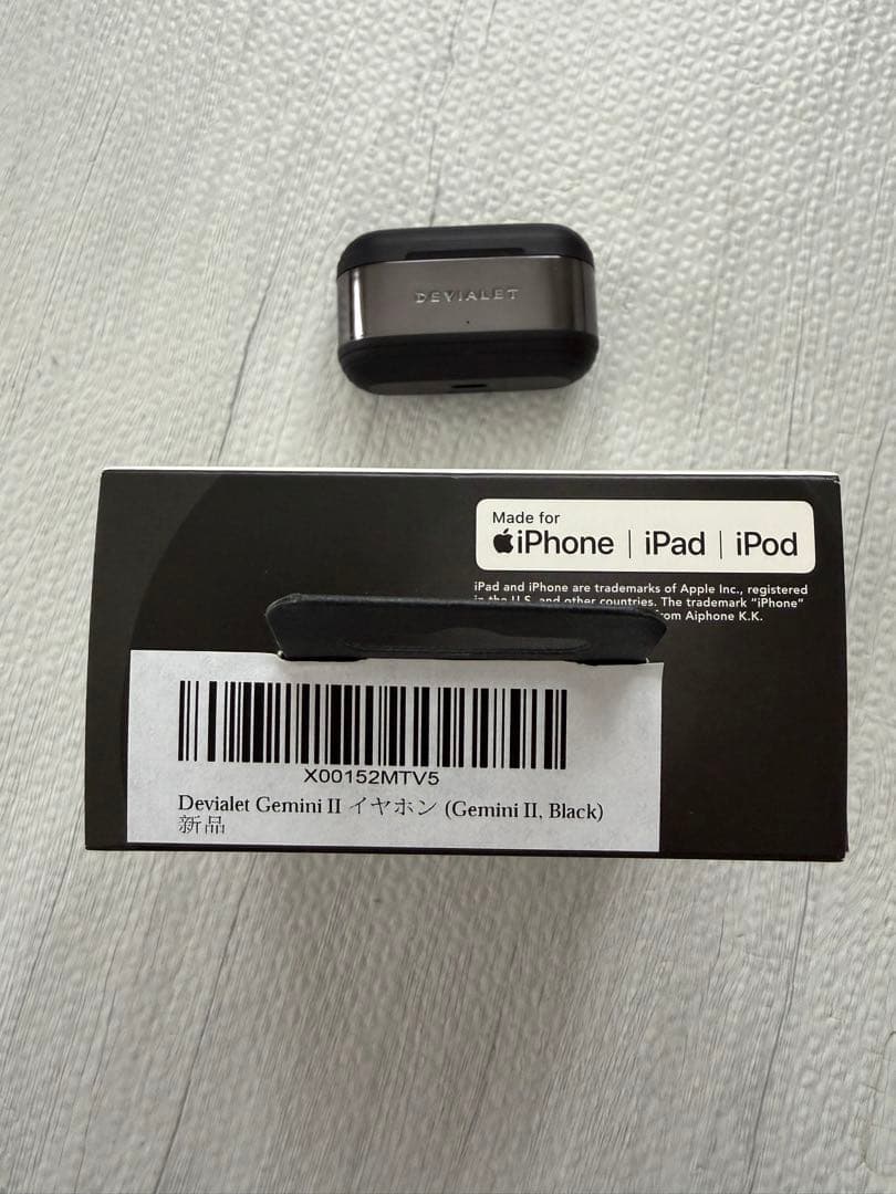 売り切り　DEVIALET GEMINI II ワイヤレスイヤホン ブラック