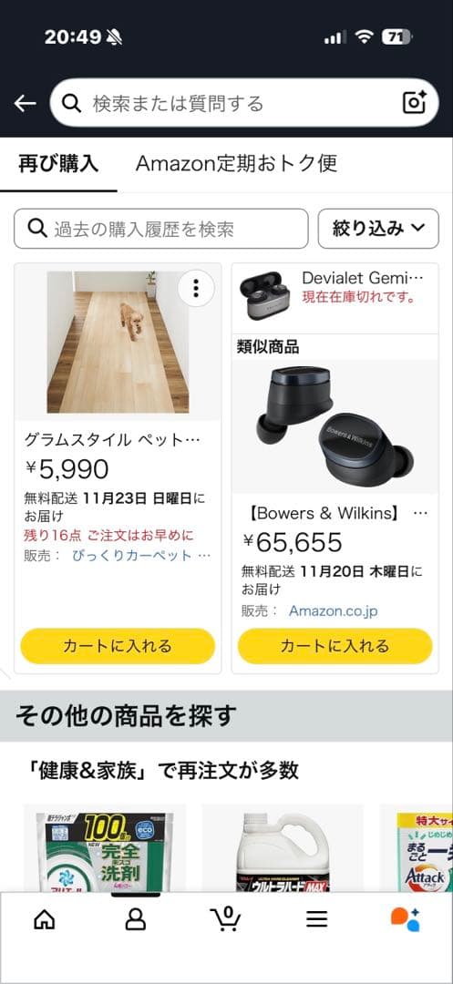 売り切り　DEVIALET GEMINI II ワイヤレスイヤホン ブラック