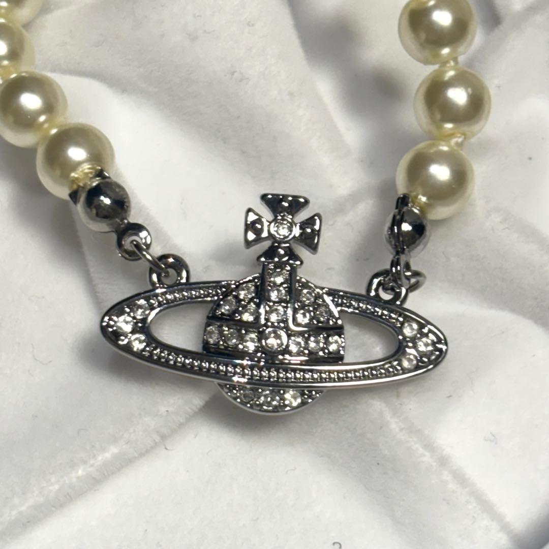 未使用級　正規品　ヴィヴィアンウエストウッド　パールネックレス　オーブ 長さ39