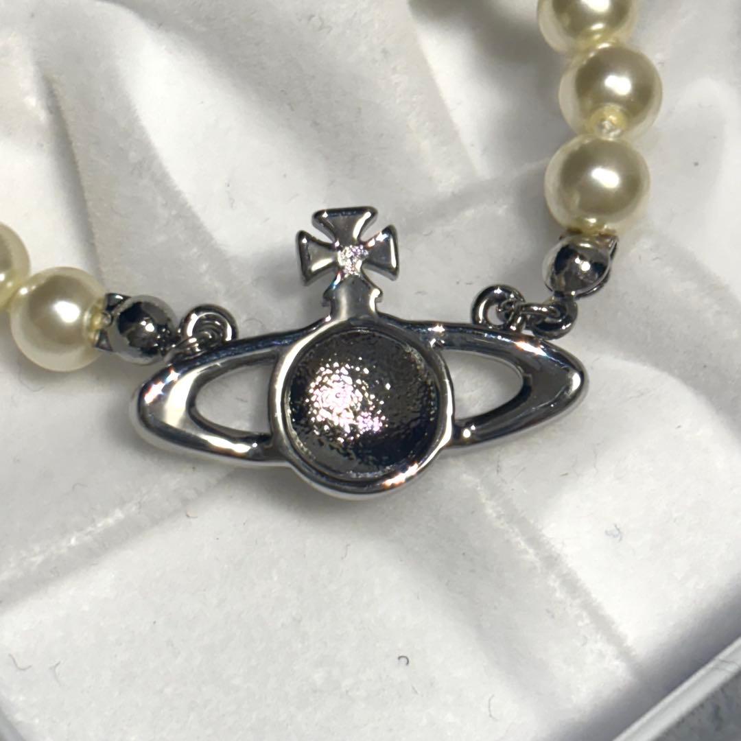 未使用級　正規品　ヴィヴィアンウエストウッド　パールネックレス　オーブ 長さ39