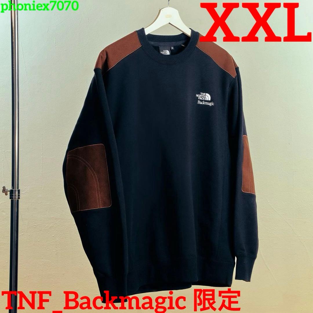 ノースフェイス Backmagic限定 Sweat Crew【XXL】ブラック