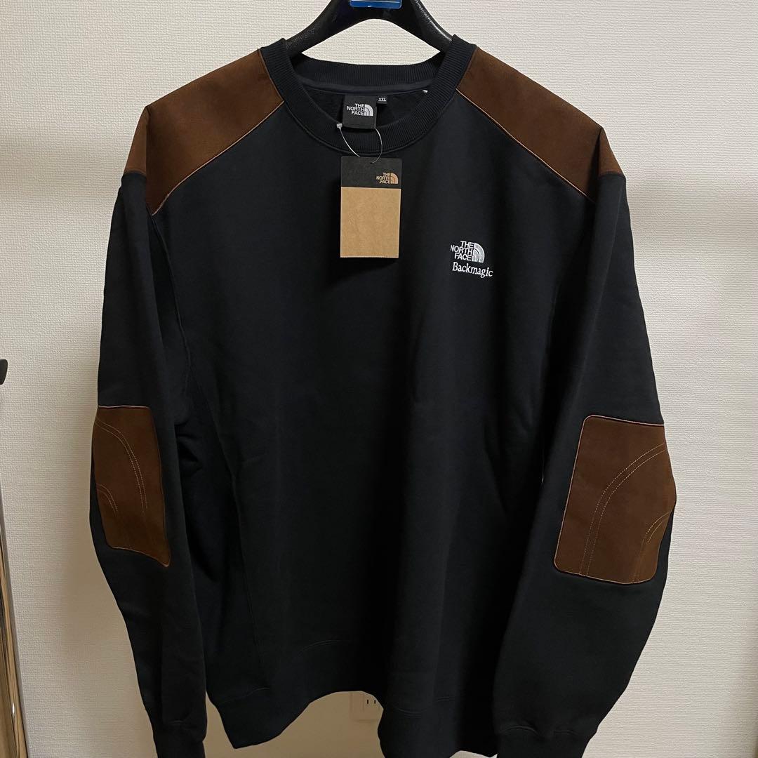 ノースフェイス Backmagic限定 Sweat Crew【XXL】ブラック