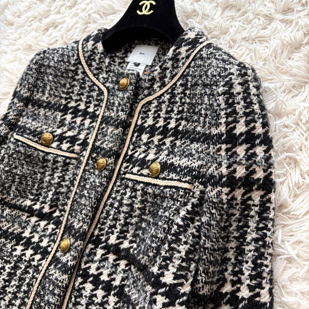 【美品✨】Sov. ダブルスタンダードクロージング ツイードジャケット 36