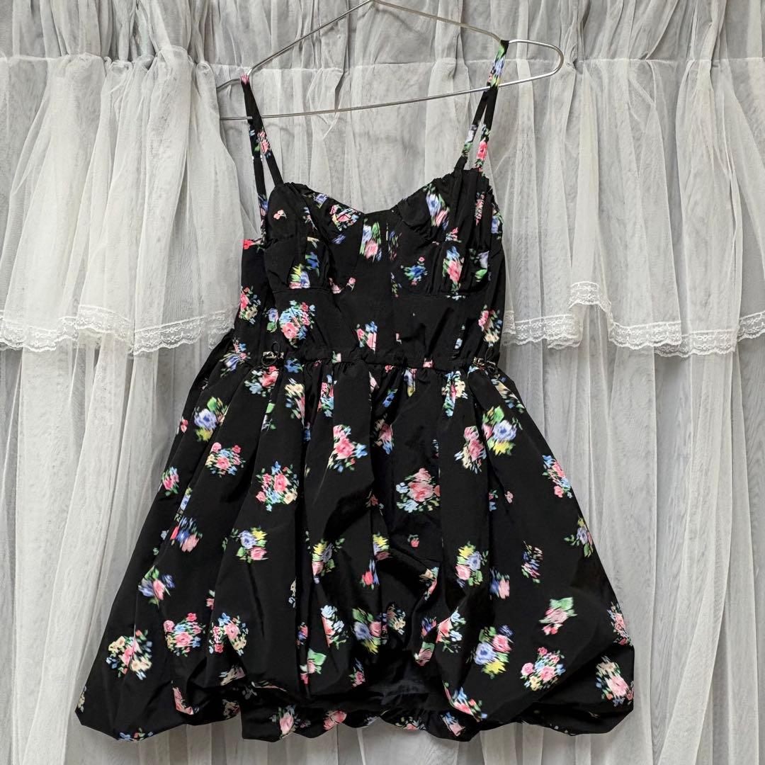 POPPY あさぎーにょ　バルーンフラワーキャミチュニック