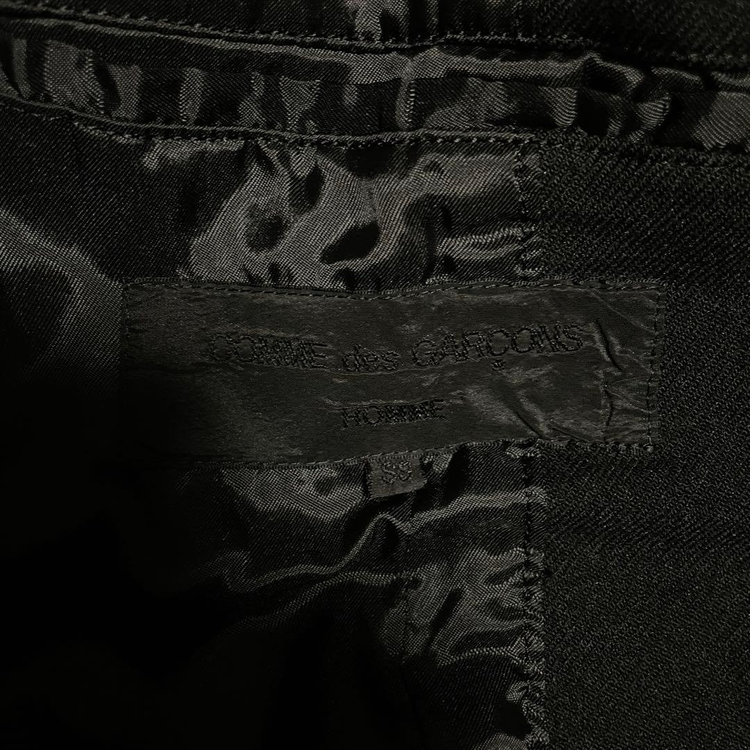 COMME des GARÇONS HOMME ポリ縮絨 ジャケット ダークコア