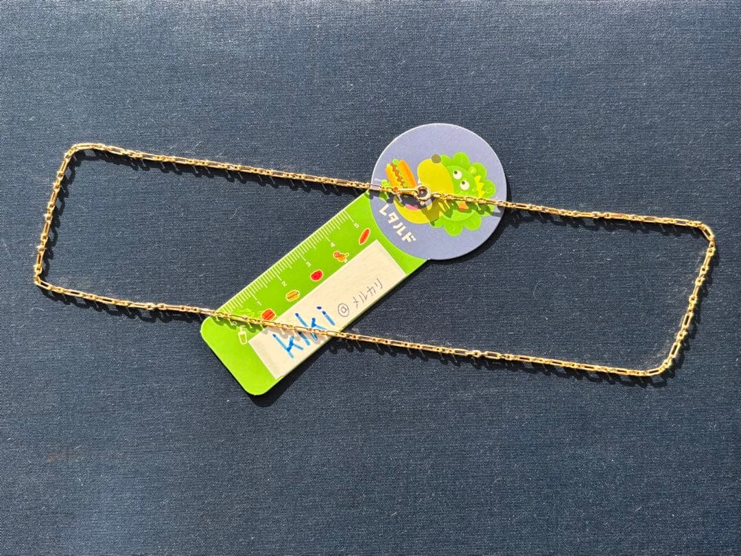 GSTV K18 YG イタリアン　チェーン　ネックレス　フィガロ