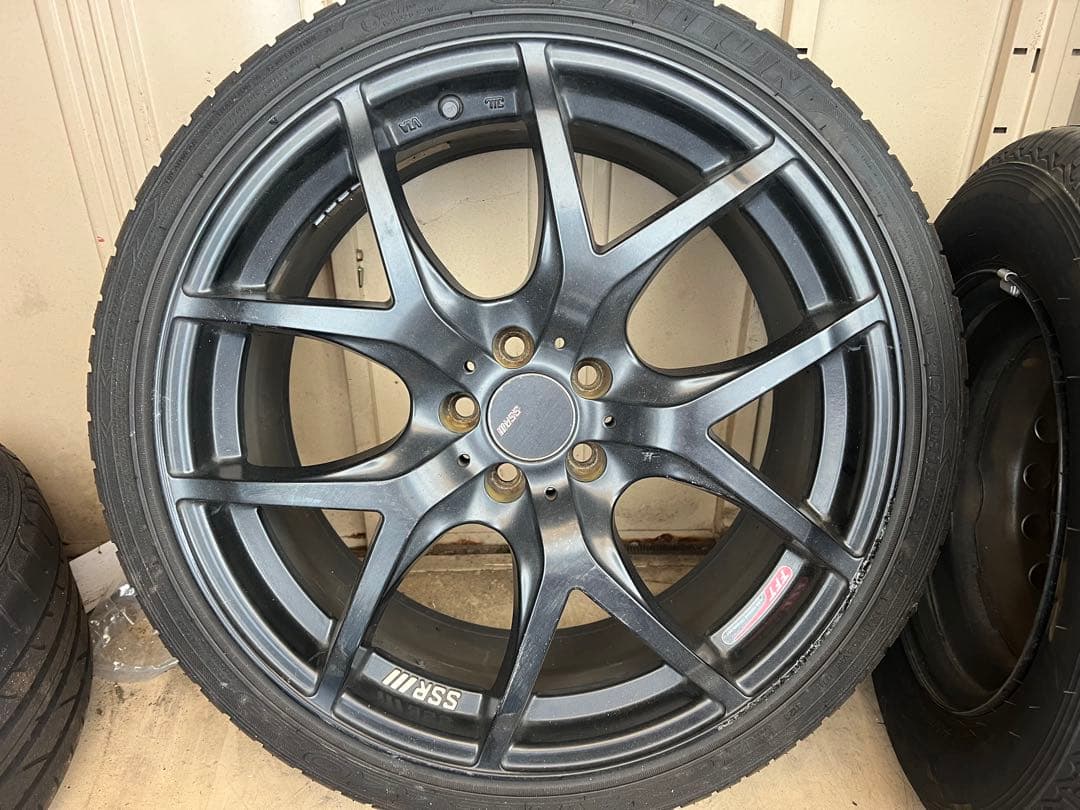 ミラSSR GTV03 18インチ8.5J+44 pcd100 5h 4本