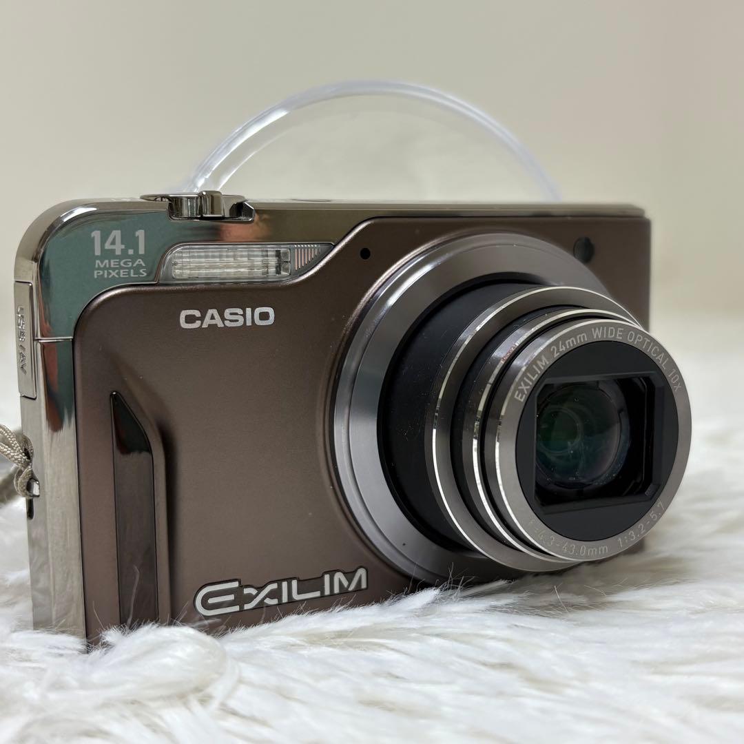 CASIO カメラ　エクシリム　EX-H15 ブラウン コンデジ　動作品