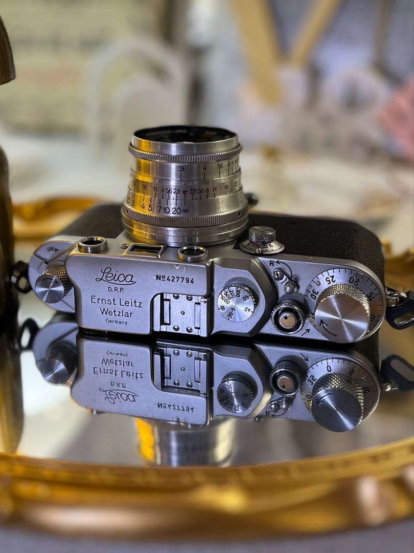 Leica Ⅲc バルナックライカ 革ケース、Fedレンズ付き