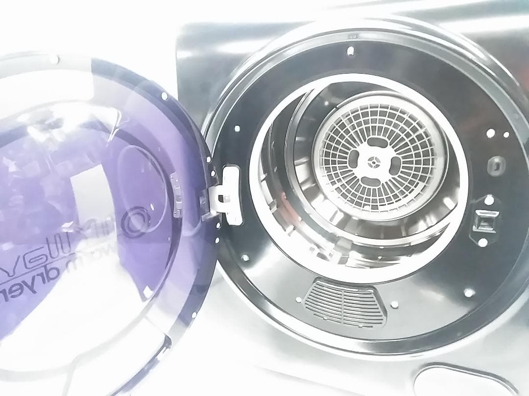 23年製 ケーズ マイウェーブ 衣類乾燥機 3kg WARM DRYER3.0△