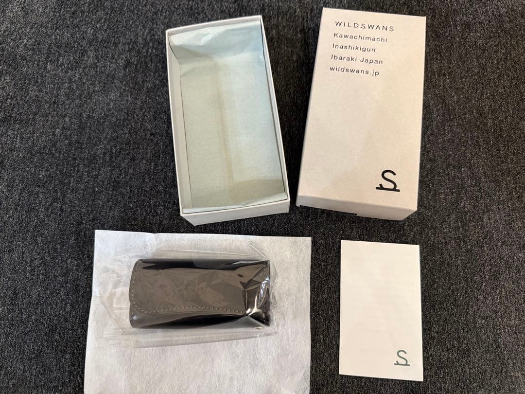 WILD SWANS CLIPPERⅢ キーケース　サドルプルアップ　黒