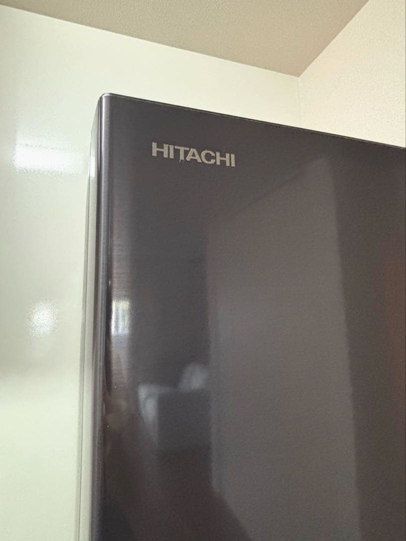 【最新モデル】日立 自動製氷うるおいチルド搭載ブリリアントブラック3ドア冷蔵庫