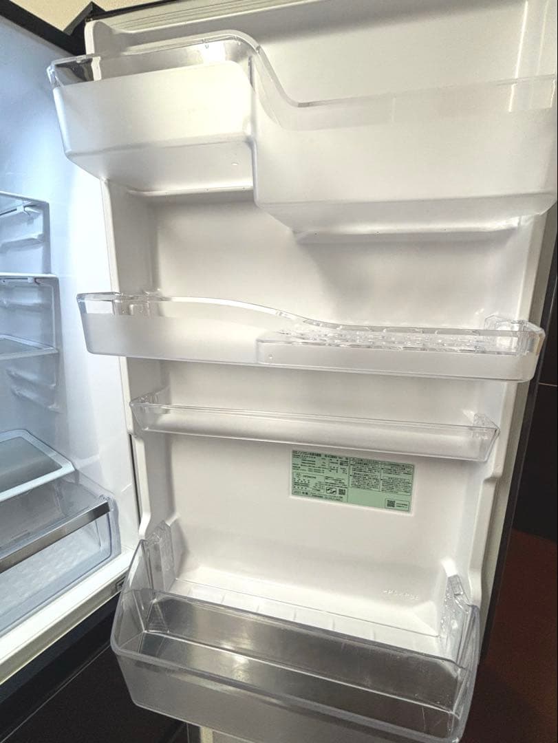 【最新モデル】日立 自動製氷うるおいチルド搭載ブリリアントブラック3ドア冷蔵庫