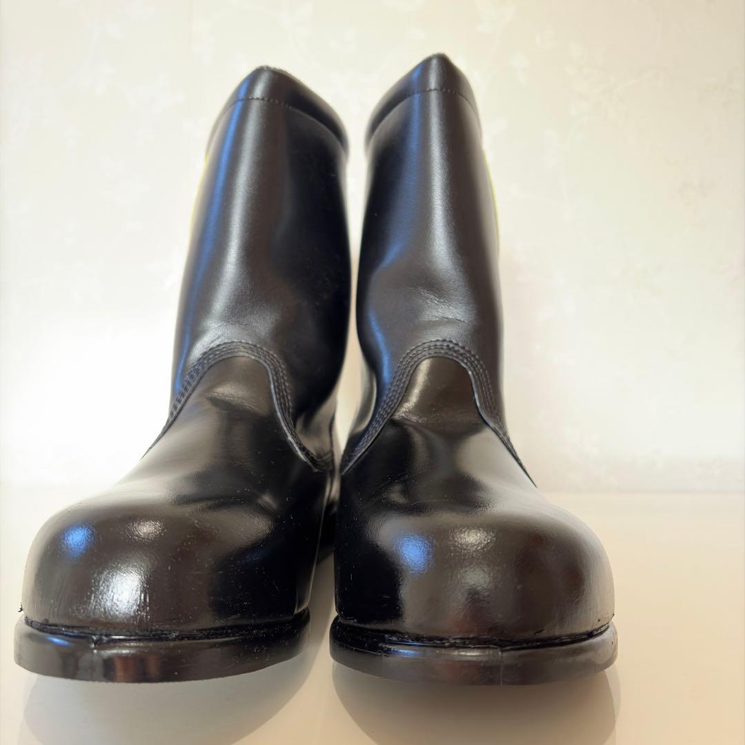 ノサックス HSK208 舗装用安全靴 黒 25cm 舗装靴 道路舗装用 半長靴