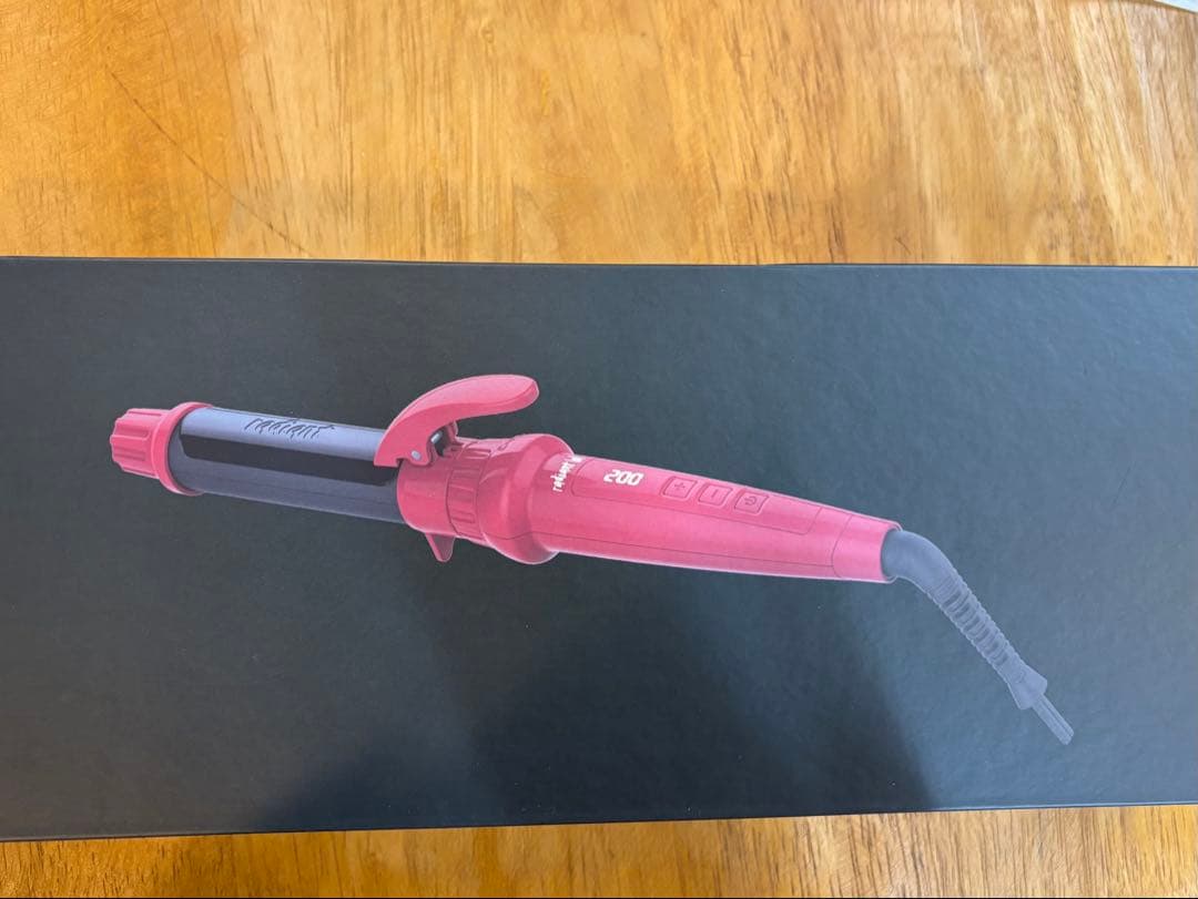 radiant lol カールヘアアイロン レッド 26mm