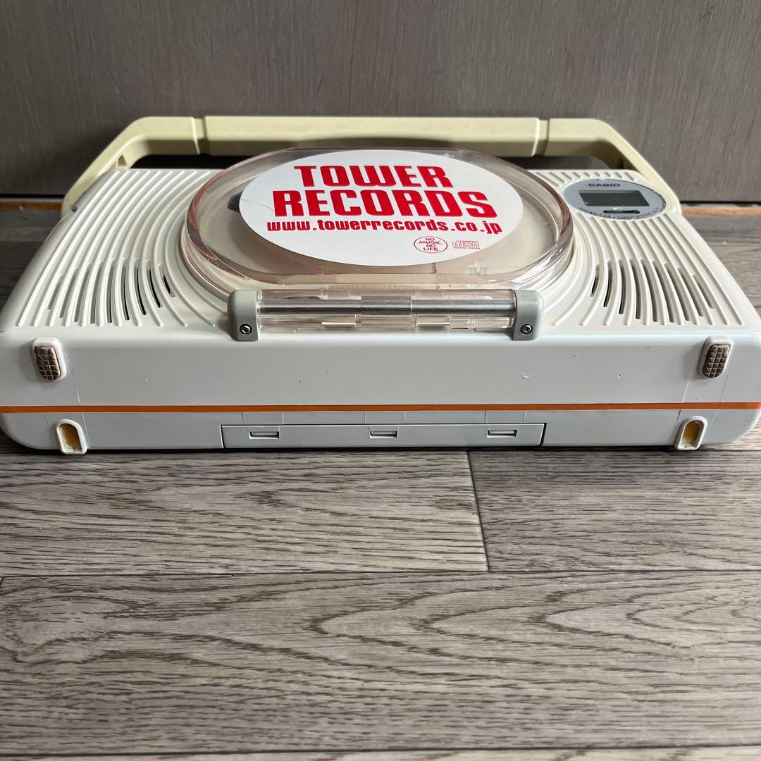TOWERRECORDS CASIO ポータブルCDプレーヤー AJ-17非売品