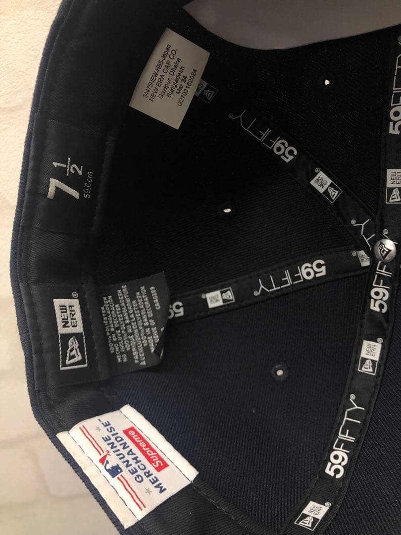 帽子 Supreme MLB Teams Box Logo New Era 24ss