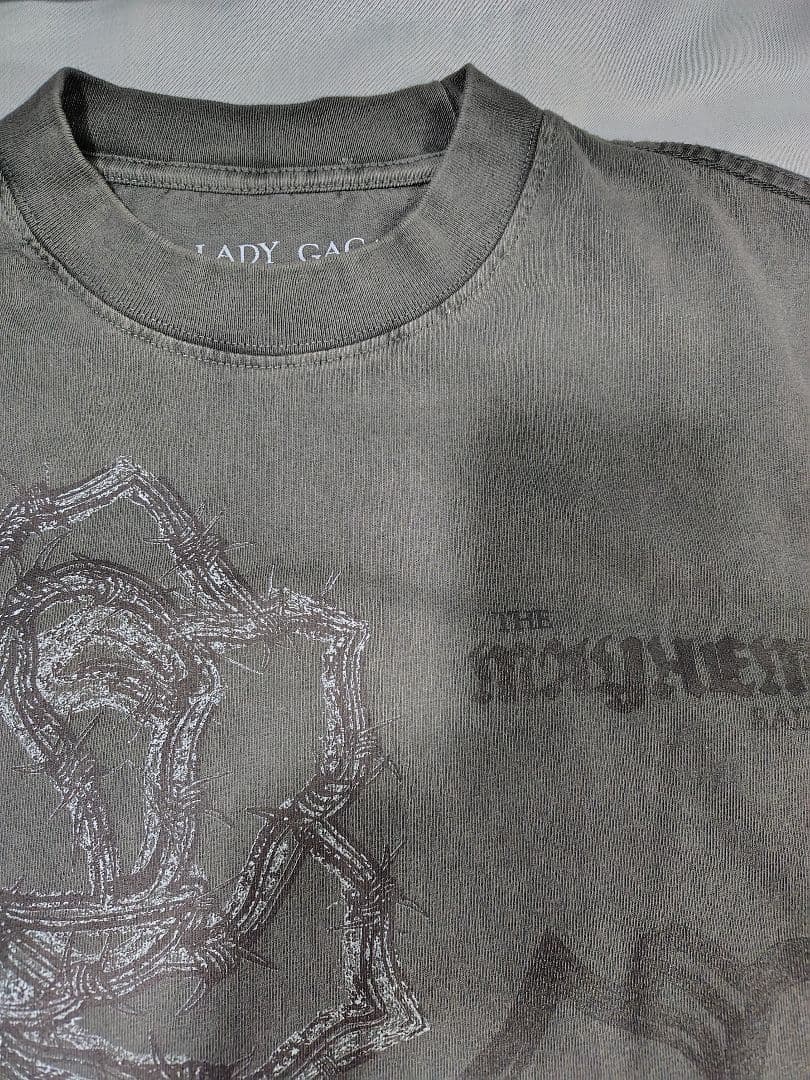 レディガガ LADY GAGA MAYHEM ツアーTシャツグレー S