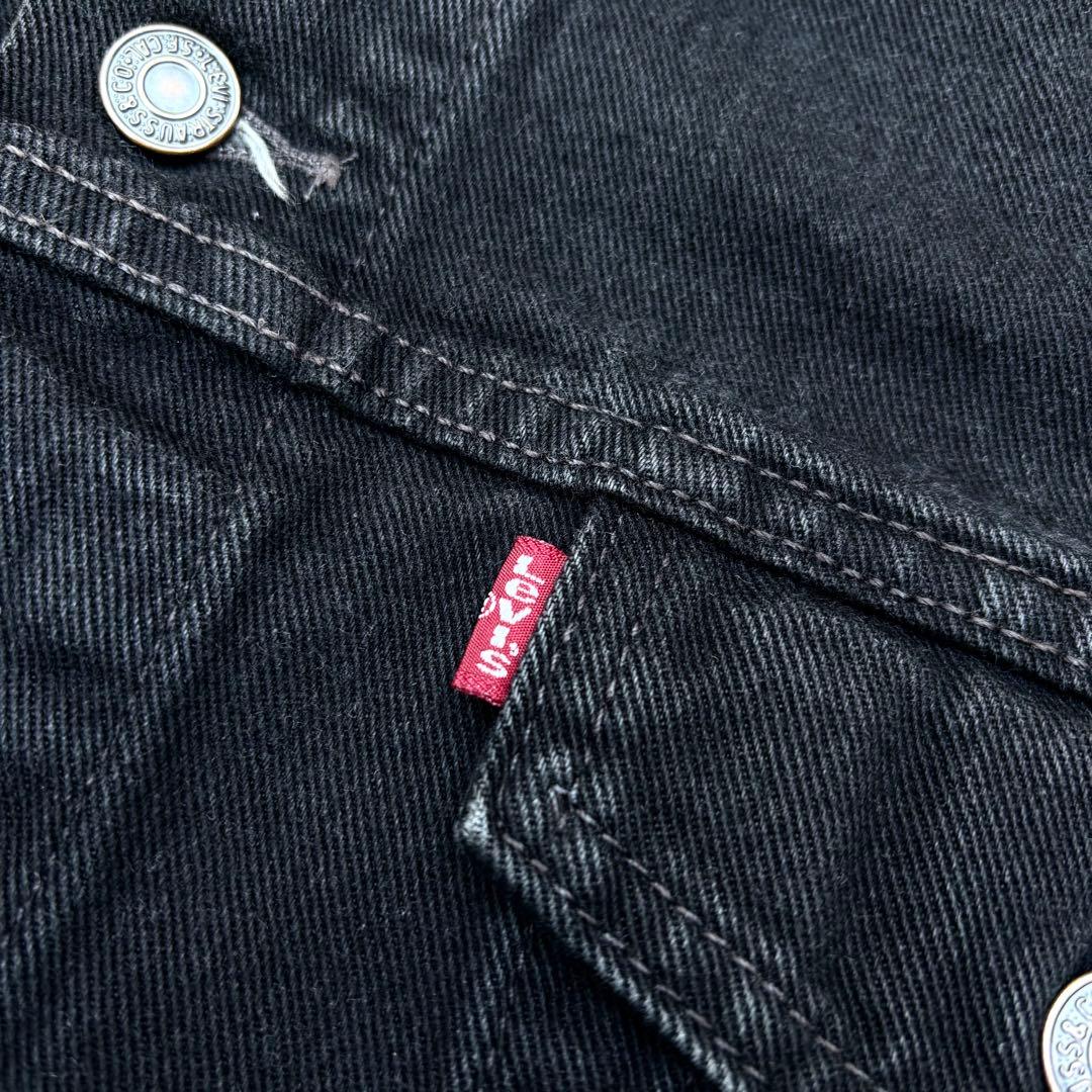 Levi's ブラックデニムジャケット XX-Large
