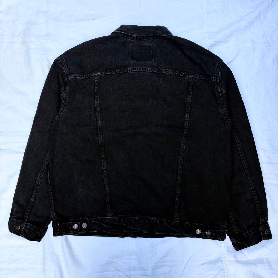 Levi's ブラックデニムジャケット XX-Large