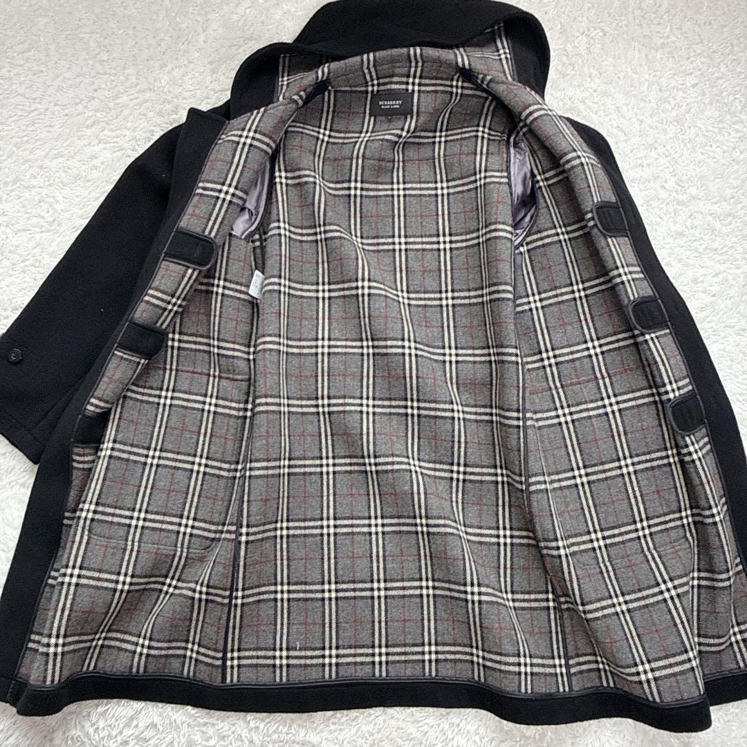 BURBERRY BLACK LABEL ダッフルコートノバチェック L