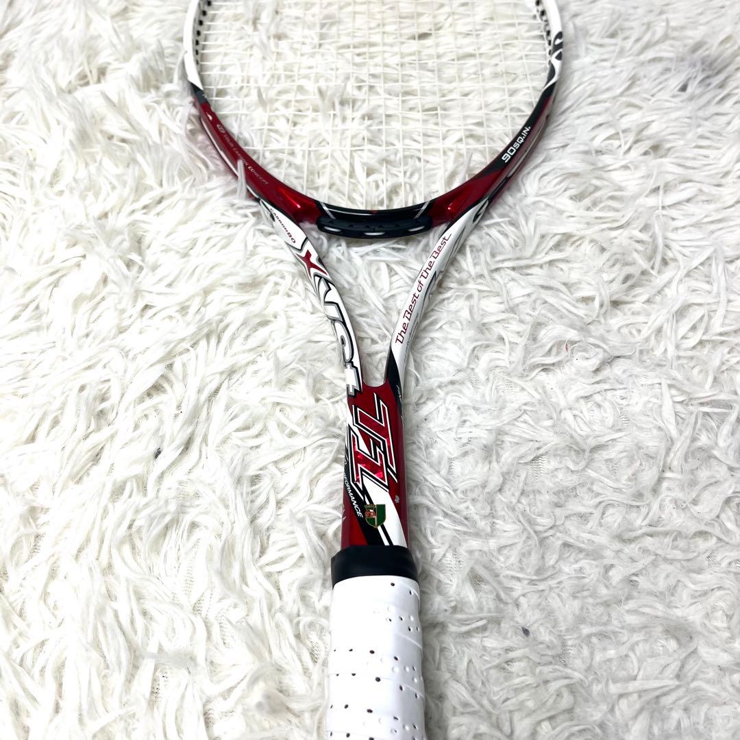 【美品】ミズノ XYST T1 0U 最終型 ソフトテニス ラケット レッド