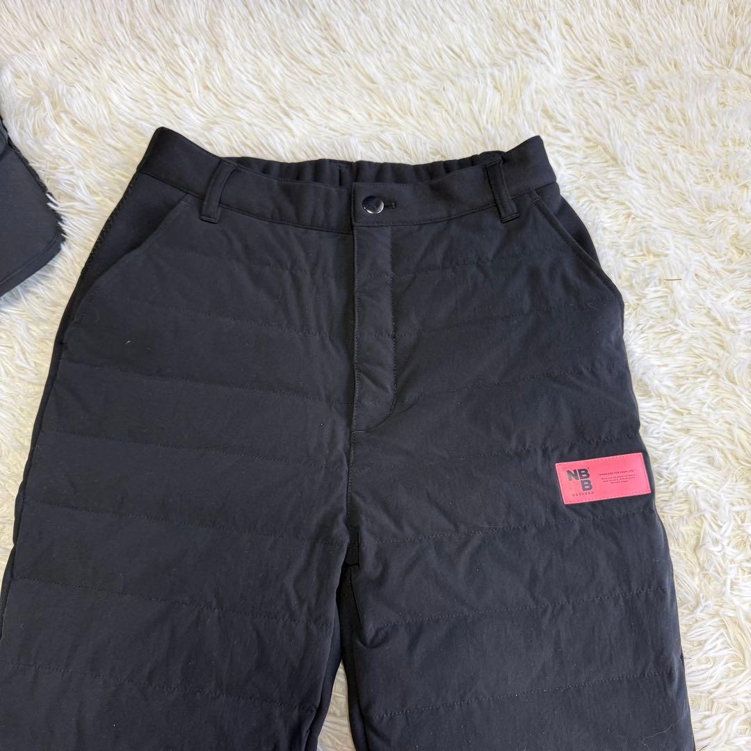 【nbb weekend】極美品 ダウンパンツ ブラック 1サイズ レディース