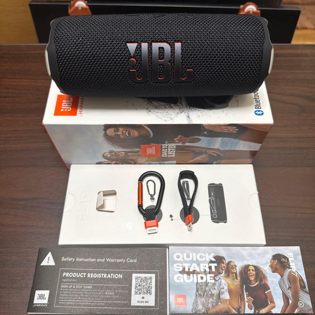 JBL FLIP7 ブラック ワイヤレススピーカー