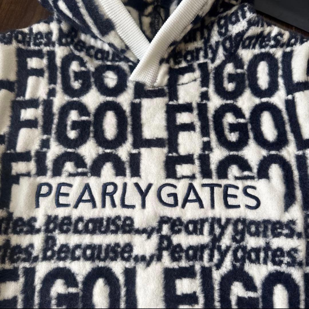 新品♪96.800円PEARLY GATES フードニットパーカー＆スカート Ｌ