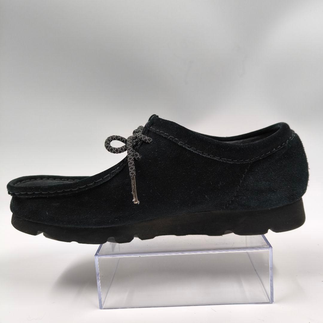【Clarks】ワラビー スエード ゴアテックス 26 ブラック ビブラムソール