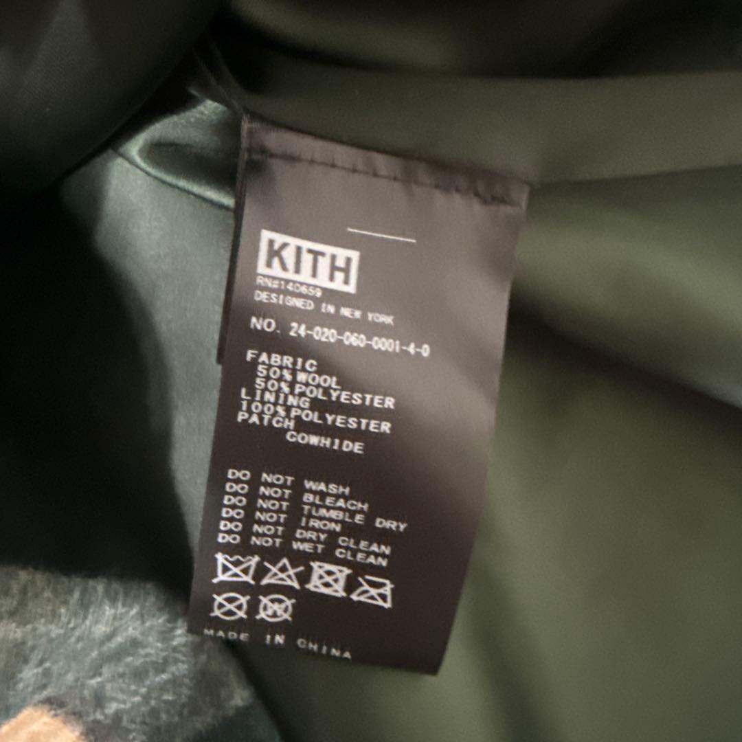 Kith ノーカラーチェックジャケット