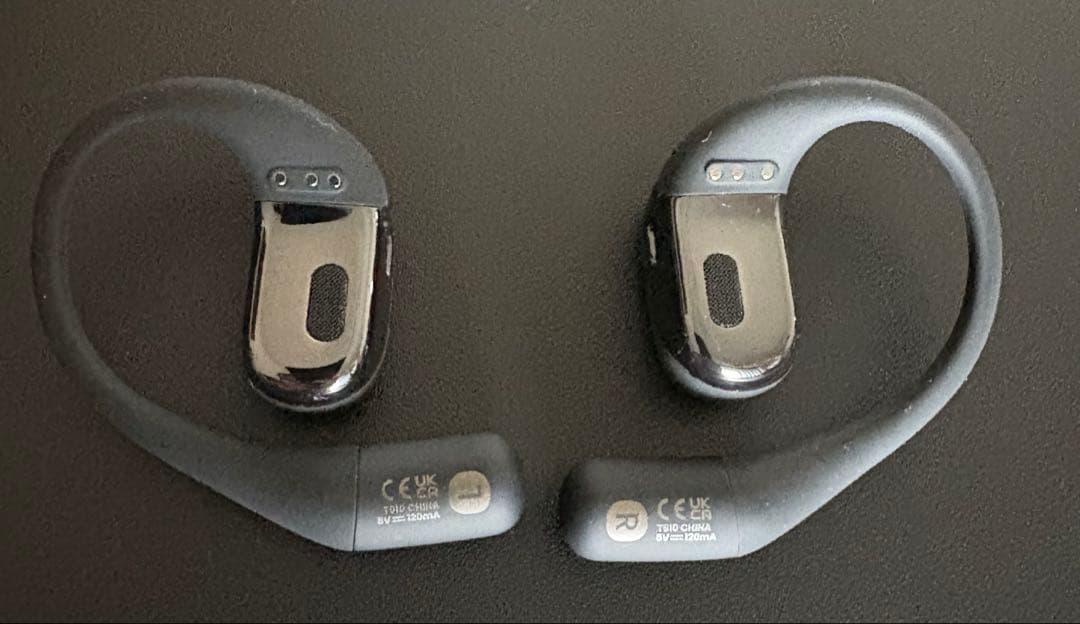 【美品】SHOKZ OPENFIT ワイヤレスイヤホン 黒