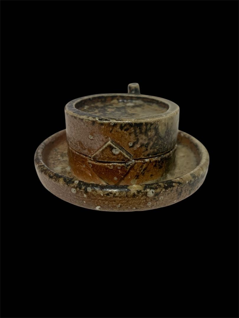 香合 『高橋楽斎造』『碾臼香合』 共箱 茶道具