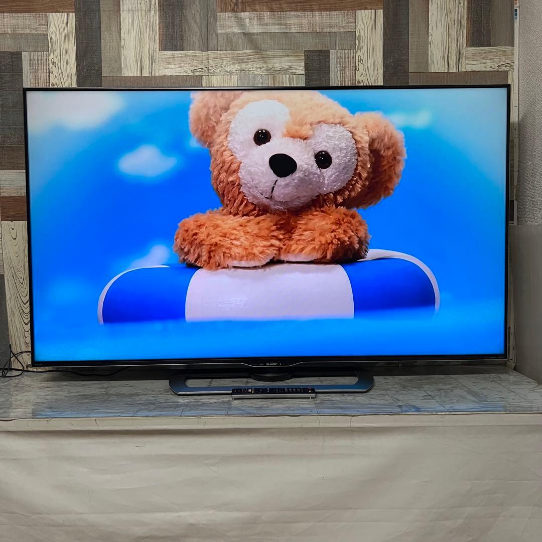 即日受渡❣️全国送料込シャープ国産60型4KテレビYouTube.Netflix