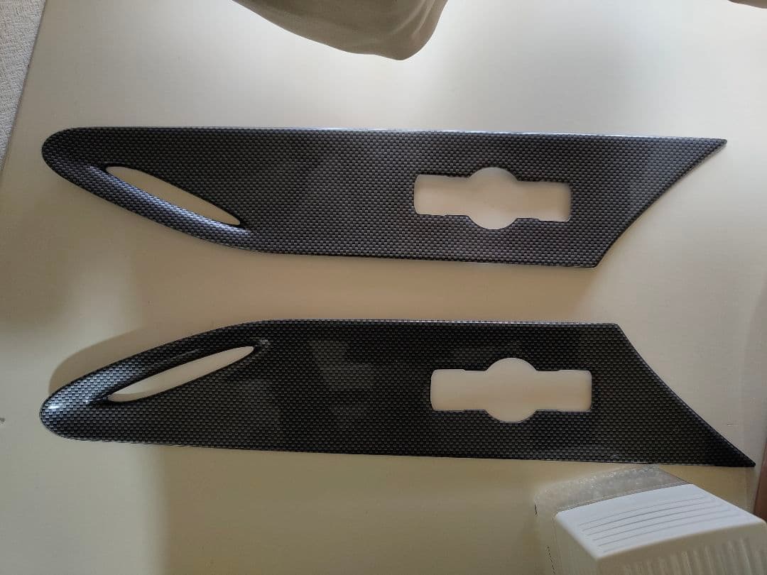 ZN6 前期用　サイドウインドウルーバー、サイドガーニッシュ　カーボン調
