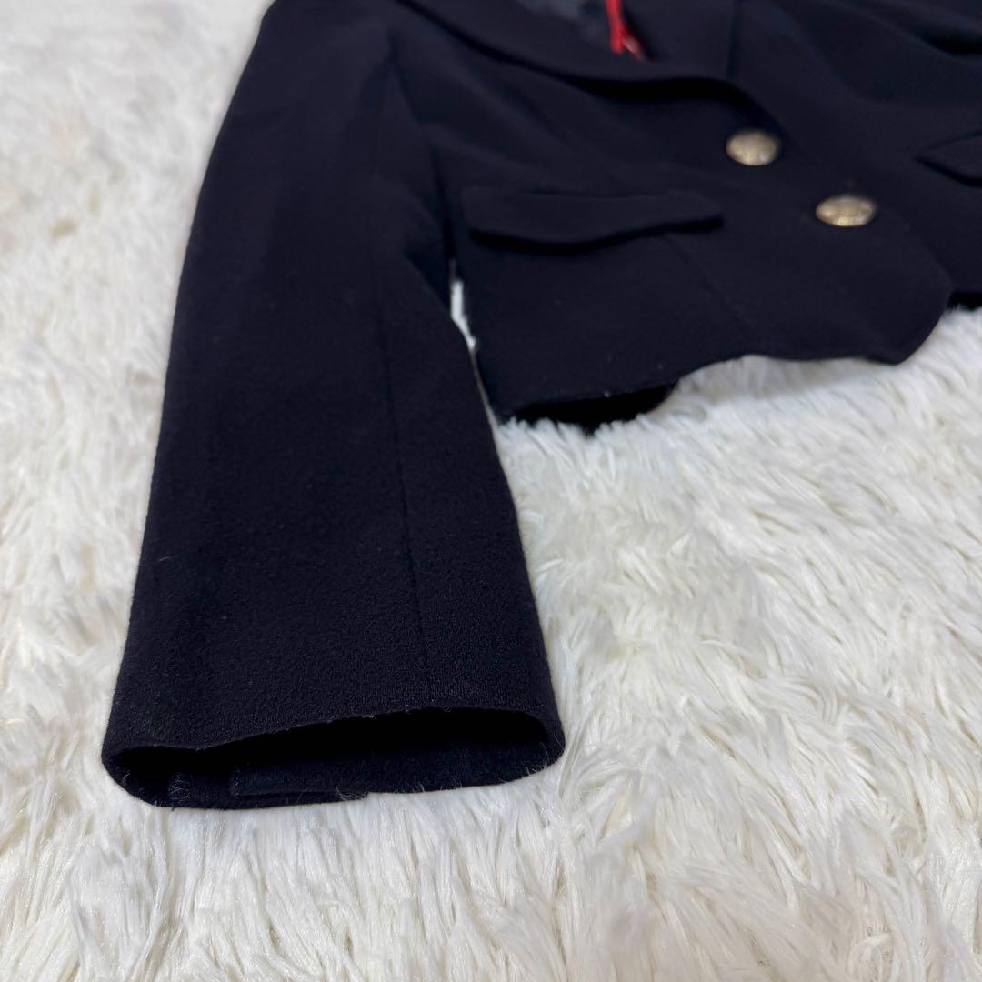 バーバリーブルーレーベル テーラードジャケット ロゴ釦 ノバチェック 38