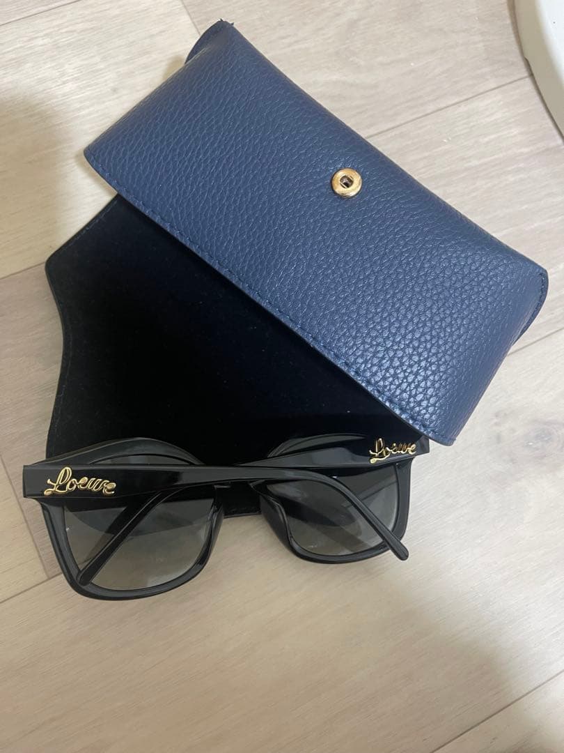 LOEWEサングラス/-/プラスチック/BLK/BLK/メンズ/LW40079U