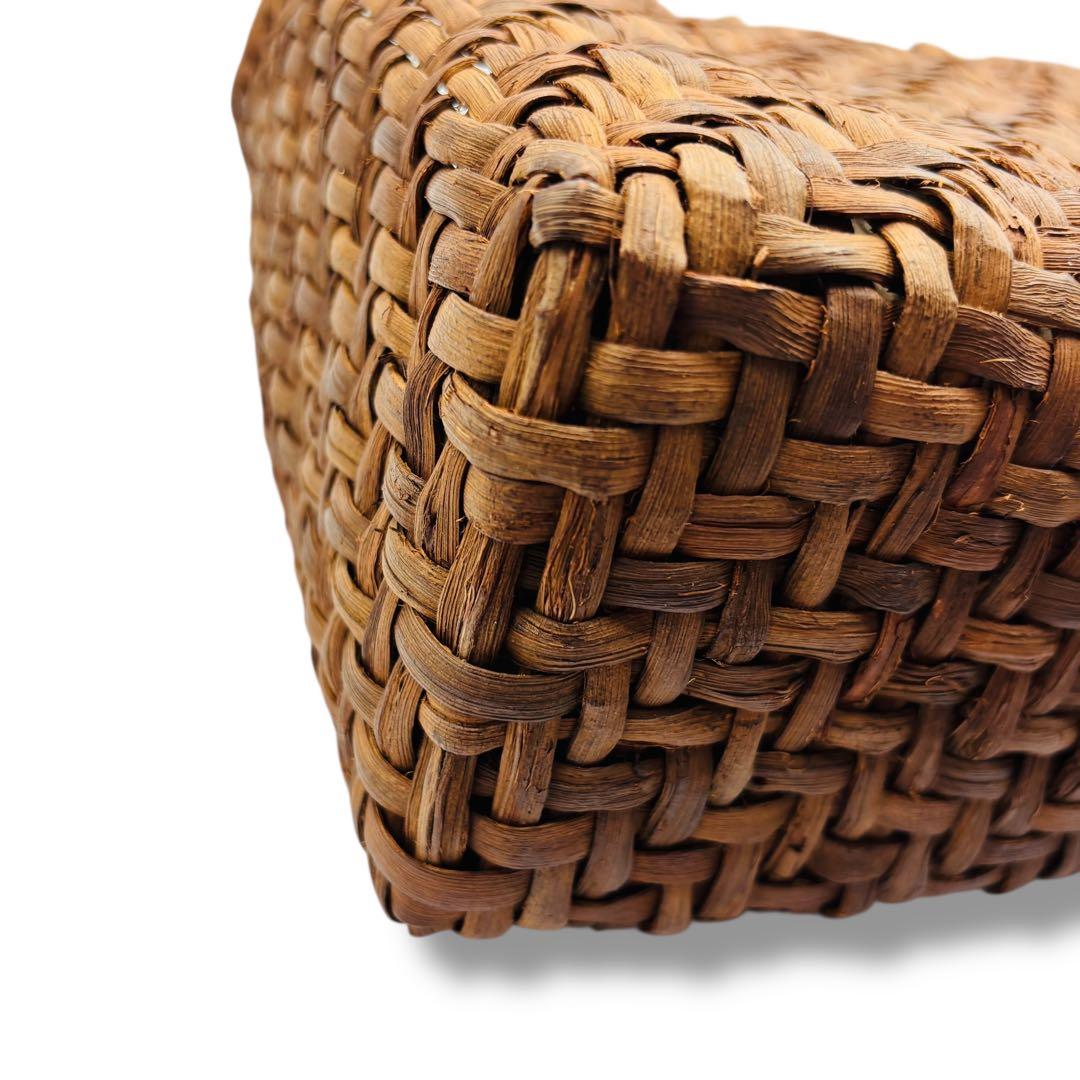 山葡萄 かごバッグ 籠バッグ 手編み 天然素材 ハンドバッグ 和装 網代編み