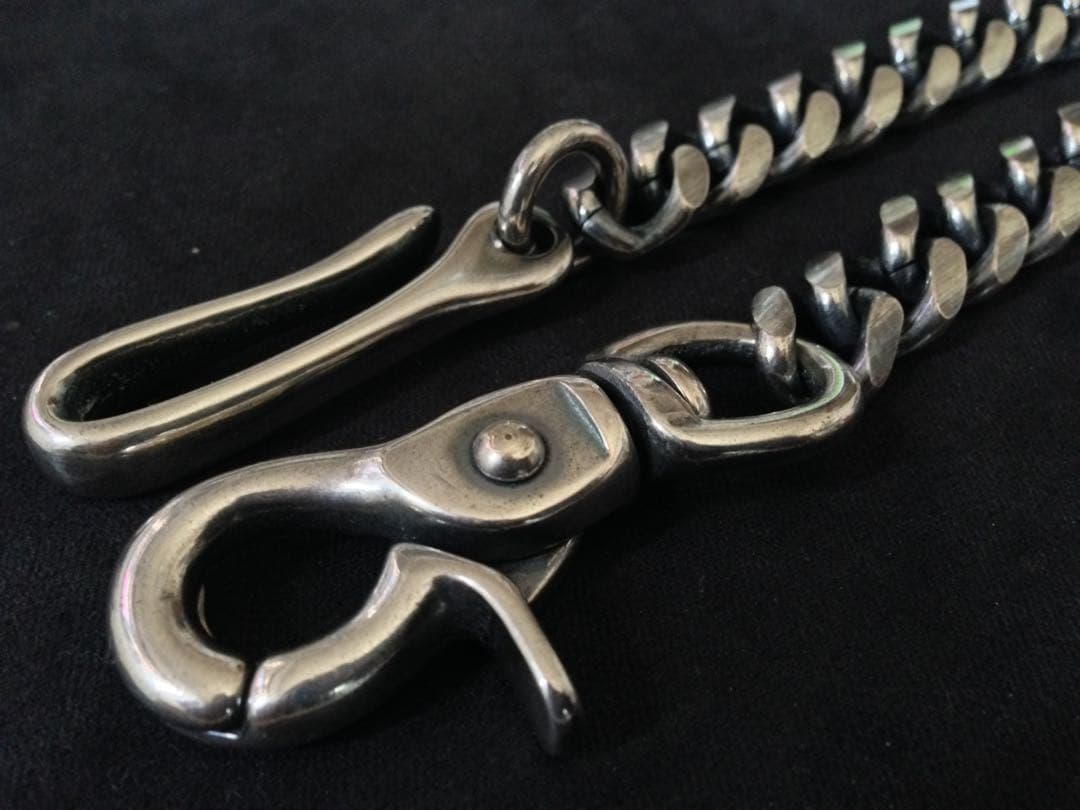 matildaさま 専用　ウォレットチェーン50cm 真鍮 1本 銀厚 1本